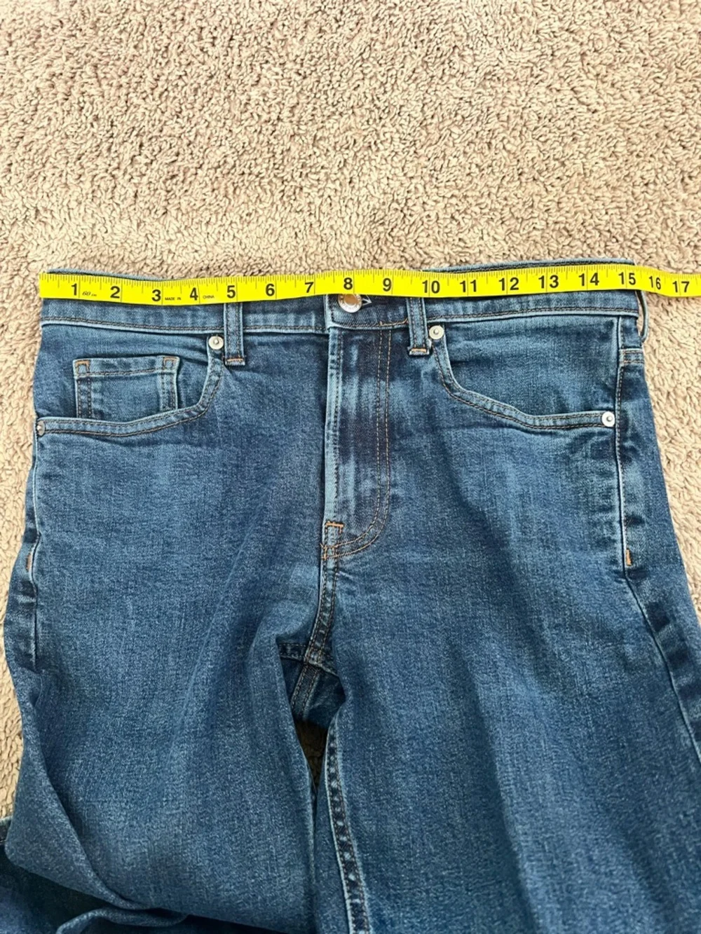 Everlane 29” Waist Straight Leg Jeans Dark Wash Blue - Picture 5 of 7